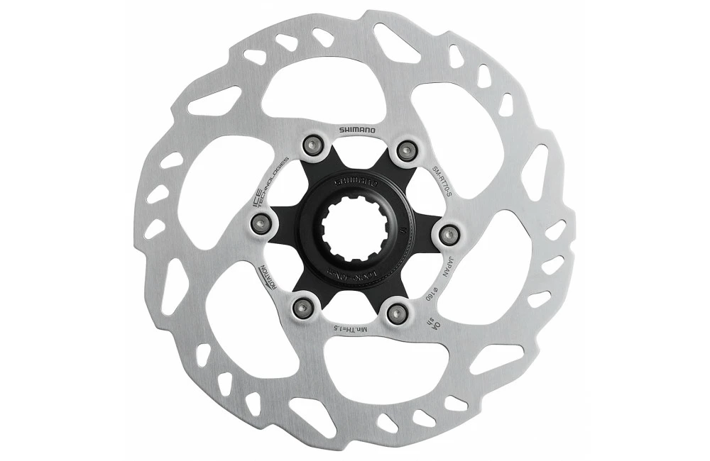 Disque De Frein VTT SHIMANO 160mm Center Lock SM-RT70 Ice-Tech 1 Disque De Frein VTT SHIMANO 160mm Center Lock SM-RT70 Ice-Tech