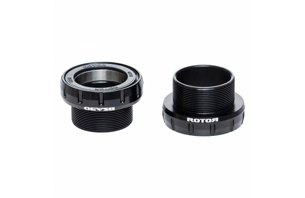 ROTOR Boitier De Pédalier Route BSA30 Noir Acier 1 ROTOR Boitier De Pédalier Route BSA30 Noir Acier