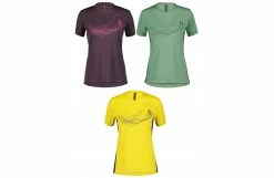 SCOTT Maillot Manches Courtes Cycliste Femme TRAIL FLOW 2022