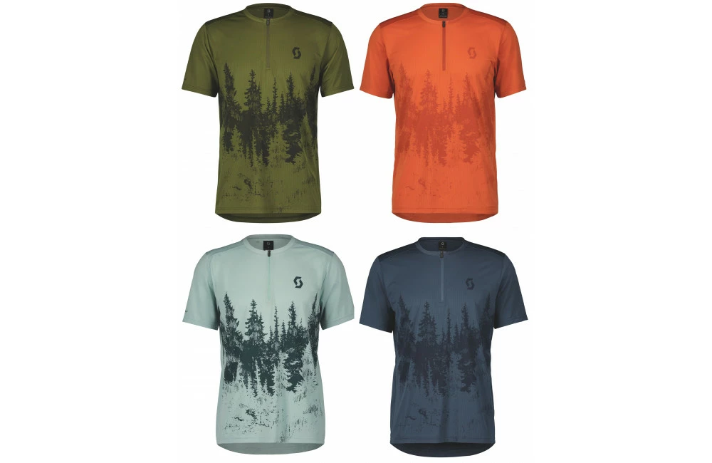 SCOTT Maillot Manches Courtes VTT Homme TRAIL FLOW ZIP 2023 1 SCOTT Maillot Manches Courtes VTT Homme TRAIL FLOW ZIP 2023