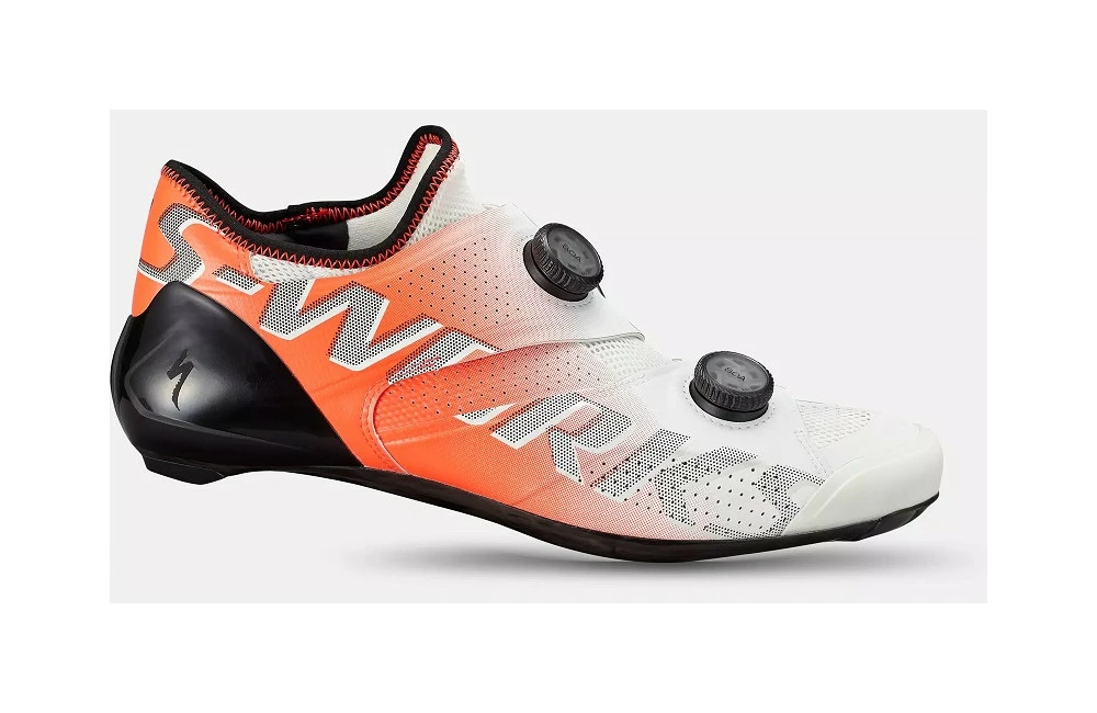 SPECIALIZED Chaussures Vélo Route S-Works ARES - Dune White / Fiery Red 1 SPECIALIZED Chaussures Vélo Route S-Works ARES - Dune White / Fiery Red